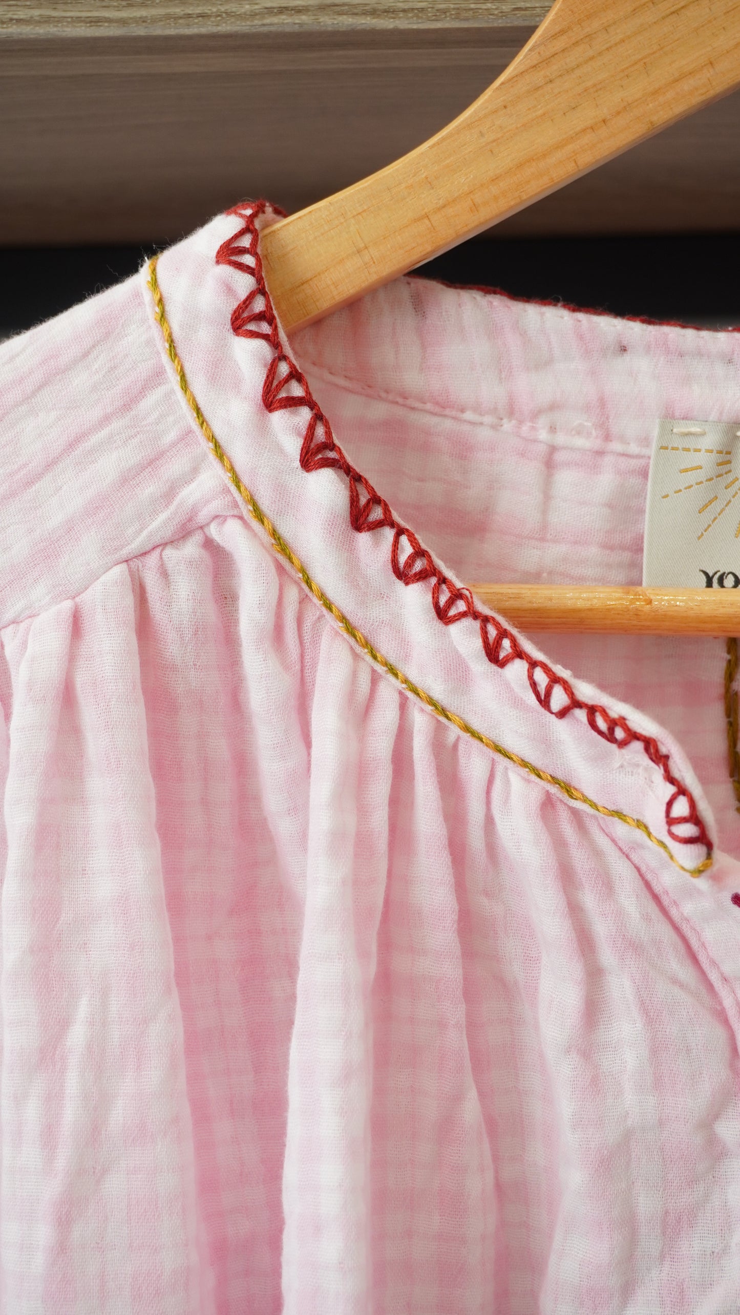 Chemise rosie