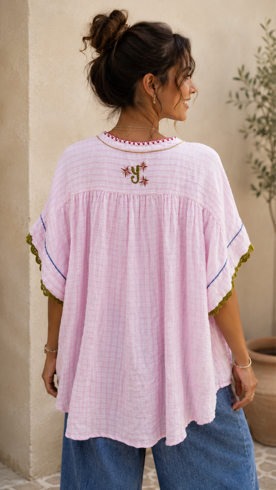 Chemise rosie